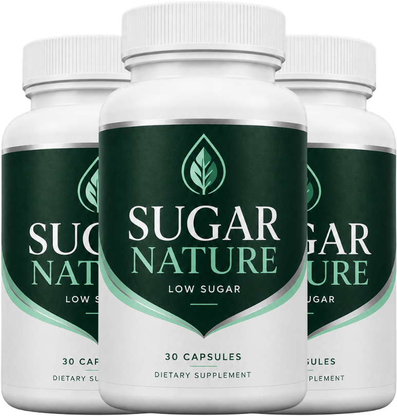 Sugar Nature natural blood sugar support supplement three bottle pack